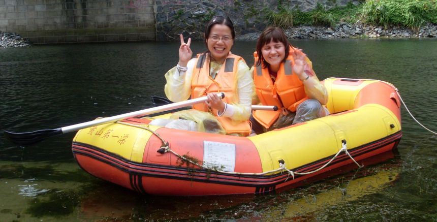 Rafting in Huangshan