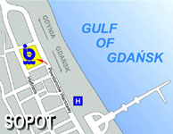 map of Sopot