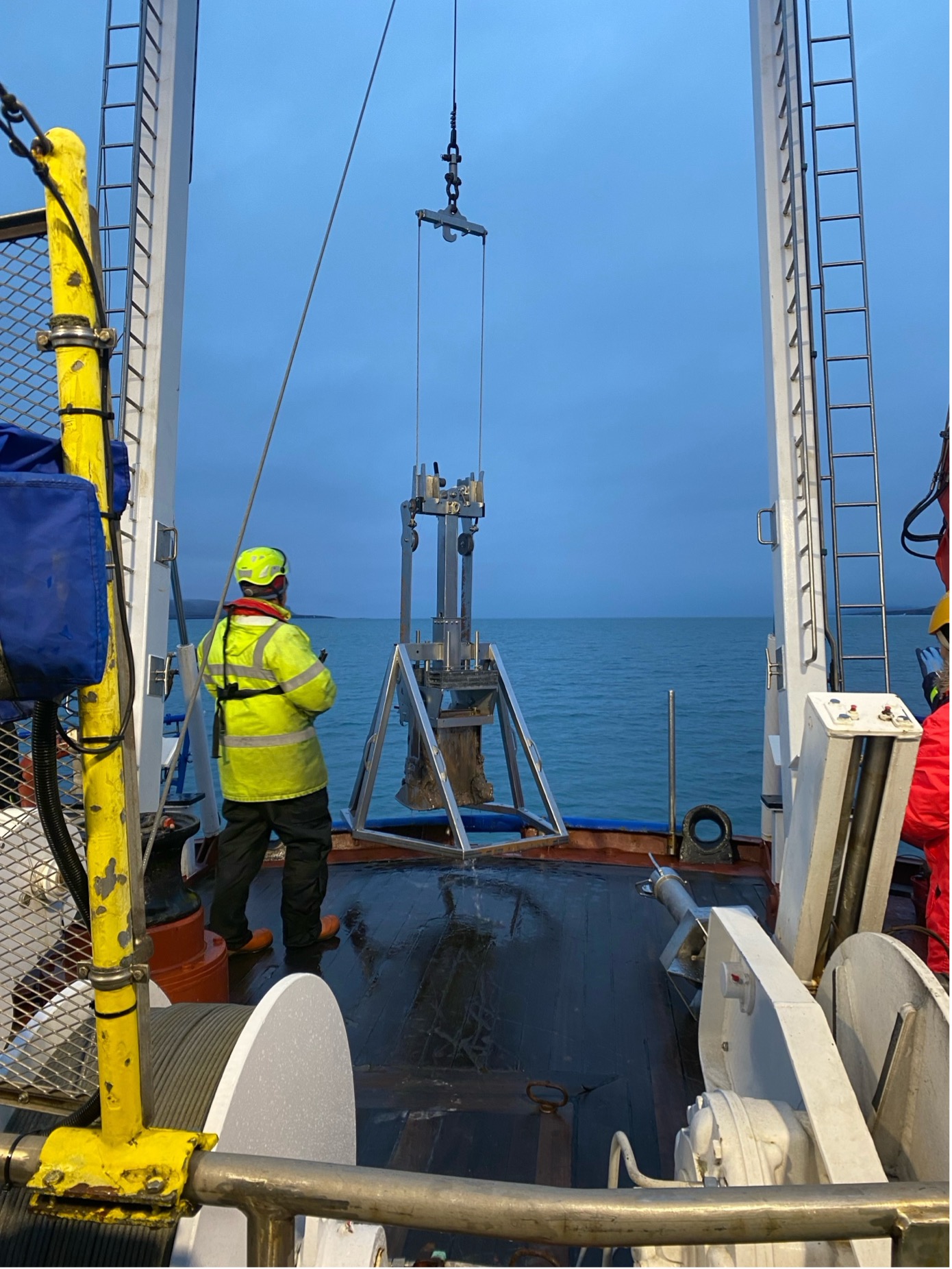 Sampling during last cruise