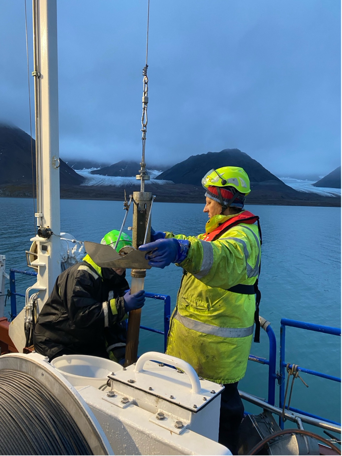 Sampling during last cruise