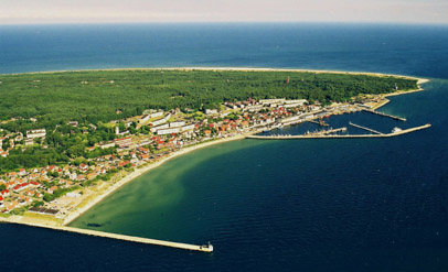 Beach at Hel township