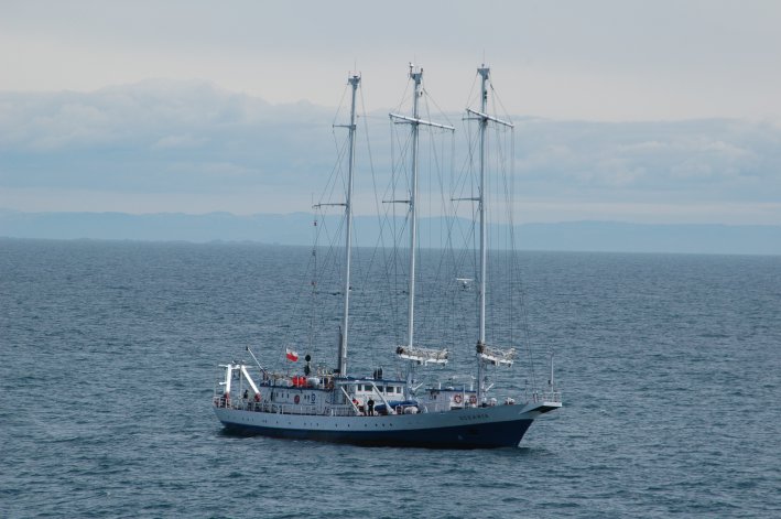 Oceania przy brzegach Norwegii widziana z mt Doris